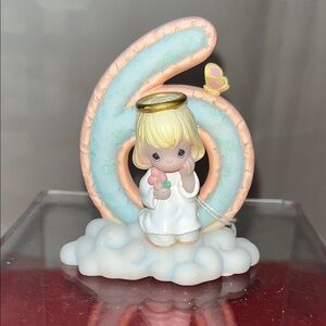 Precious moments Angel Figurine with Number Six
